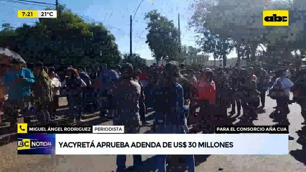 Video: Yacyretá aprueba adenda de US$ 30 millones - ABC Noticias - ABC Color