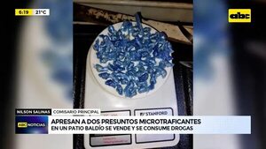 Video: Apresan a dos presuntos microtraficantes - ABC Noticias - ABC Color