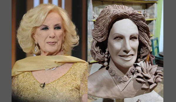 [VIDEO] Artista paraguayo moldeó avei a Mirtha Legrand pero en barro