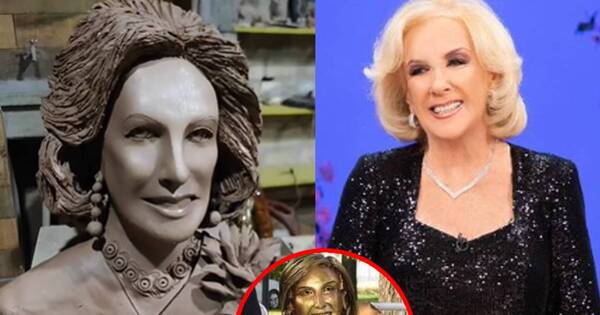 La Nación / El Rey del barro creó ¿una mejor estatua de Mirtha Legrand?