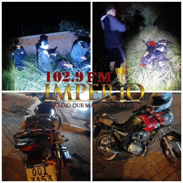 Hallan en el barrio María Victoria una moto hurtada en Ponta Porã - Radio Imperio