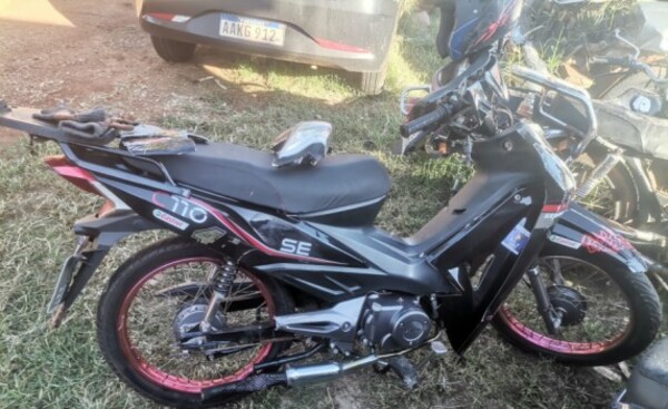 Triple choque en el km 5,5 dejó un motociclista herido