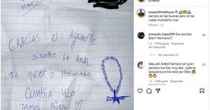 La Nación / “Tamos bien”: la inesperada carta de L-Gante desde la cárcel