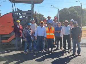 MOPC REALIZA MEJORAS EN EL ACCESO AL PUENTE SAN ROQUE GONZÁLEZ