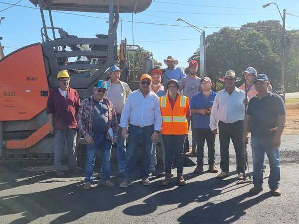 MOPC REALIZA MEJORAS EN EL ACCESO AL PUENTE SAN ROQUE GONZÁLEZ
