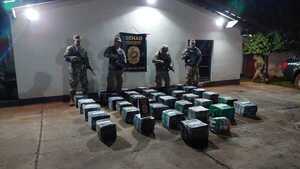 Incautan más de 700 kilos de marihuana en operativo de seguridad en zona ribereña de Pikyry