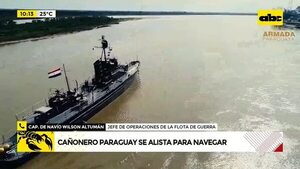 Video: Cañonero Paraguay se alista para navegar - ABC Noticias - ABC Color