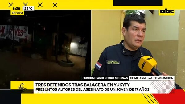 Video: Tres detenidos tras balacera en Yukyty - ABC Noticias - ABC Color