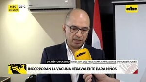 Video: Incorporan vacuna hexavalente para niños  - ABC Noticias - ABC Color