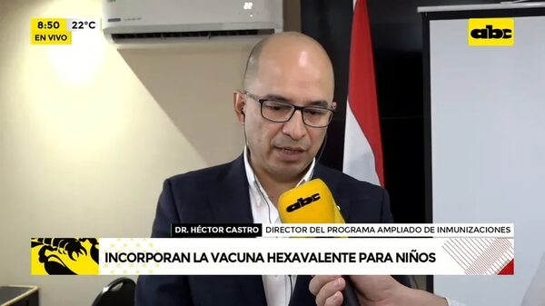 Video: Incorporan vacuna hexavalente para niños - ABC Noticias - ABC Color