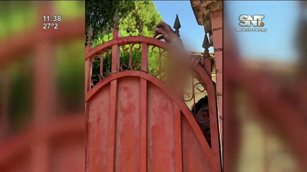 Saltó una reja y quedó atrapado - SNT