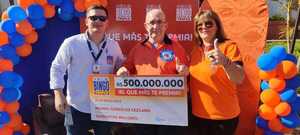 Telebingo Triple entrega 500 millones de guaraníes a un afortunado ganador