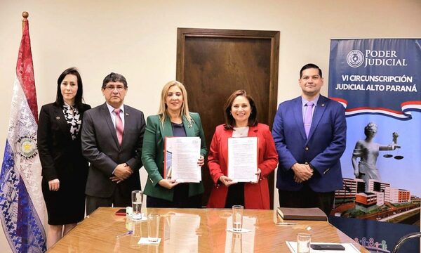 Defensora General visita sede del Palacio de Justicia de CDE