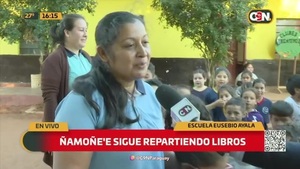 Nuestra campaña Ñamoñe'ẽ llega hasta J. Augusto Saldívar - C9N