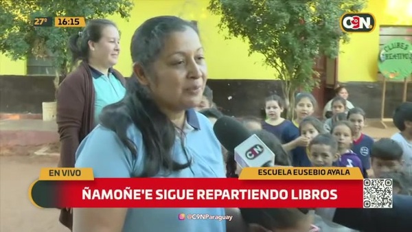 Nuestra campaña Ñamoñe'ẽ llega hasta J. Augusto Saldívar - C9N