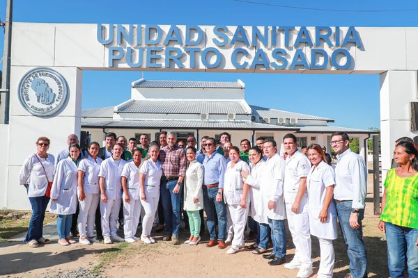Puerto Casado inaugura renovada Unidad Sanitaria del IPS en beneficio de unos 1.000 asegurados