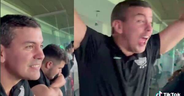 [VIDEO] El eufórico festejo del presi electo tras el tercer gol de Olimpia
