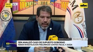 JEM: abren investigación preliminar contra fiscala y jueza por supuesto caso de soborno - ABC Noticias - ABC Color