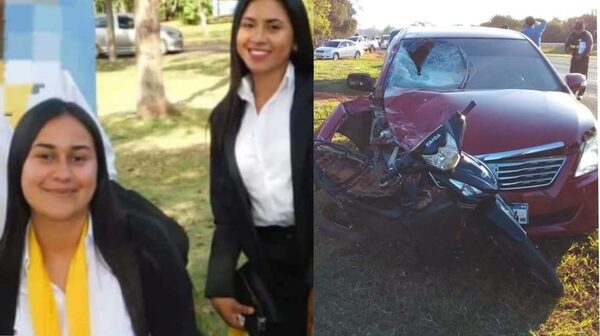 Estudiantes mueren tras ser chocadas por un automóvil - Noticiero Paraguay