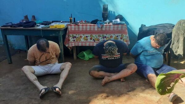 Tres detenidos en búsqueda de gavilla asaltacajeros