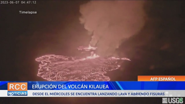 La impactante erupción del volcán Kilauea, en Hawái