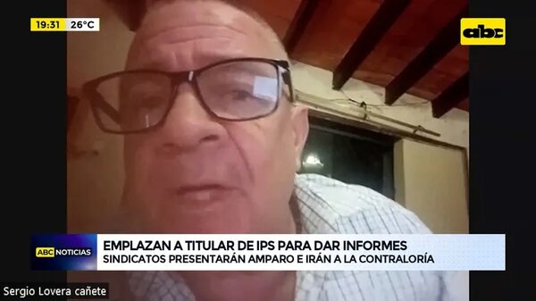 Video: Emplazan a titular de IPS para dar informes - ABC Noticias - ABC Color