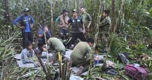 La Nación / Tras 40 días de estar perdidos en la selva, hallan vivos a los 4 niños accidentados