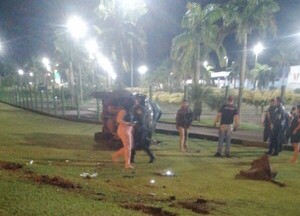 Brasileño atacado con disparos de fusil sobre la línea internacional en Pedro Juan