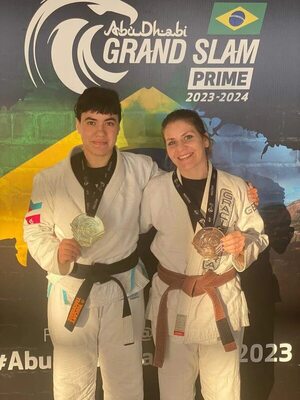 Bóveda y Grenno, en lo más alto del Circuito Mundial de Jiu Jitsu - Polideportivo - ABC Color