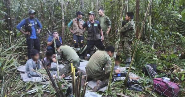 La Nación / Colombia: los 4 niños colombianos rescatados en la selva ya reciben tratamiento en Bogotá