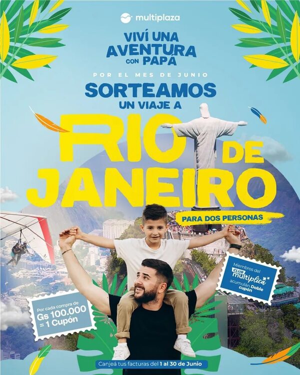 Multiplaza lanza su campaña “Viví una aventura con papá” - Empresariales - ABC Color