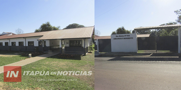 ENTREGARON OBRAS EN ESCUELA BÁSICA N°936 ARCANGELO BENEDETTI - Itapúa Noticias