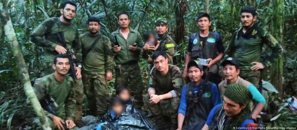 Colombia: ejército busca a perro que ayudó a rescatar niños