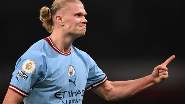 Haaland, máximo artillero de la Champions 2022/23