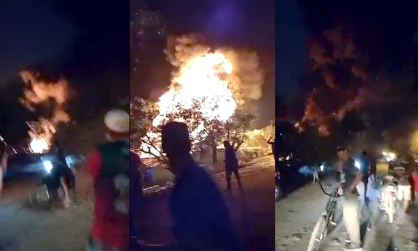 Incendio de gran magnitud en Clorinda: Explosión en depósito clandestino desencadena emergencia | OnLivePy
