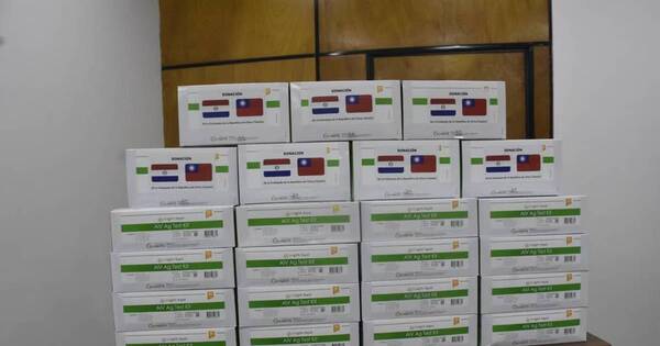 La Nación / Taiwán dona 1.290 kits de diagnóstico