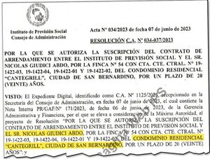 Sobrino de Abdo Benítez y un fiscal son beneficiados con lotes de IPS en San Ber - Política - ABC Color