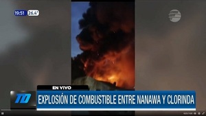Estalla depósito clandestino de combustible en Clorinda