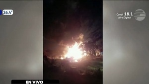 Explota depósito de combustible en Clorinda - Noticias Paraguay