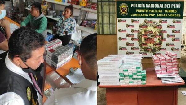 Incautan en Perú cigarrillos de contrabando de origen paraguayo por casi dos millones de dólares