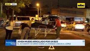 Video: Boliviano muere atropellado por un colectivo  - Periodísticamente - ABC Color