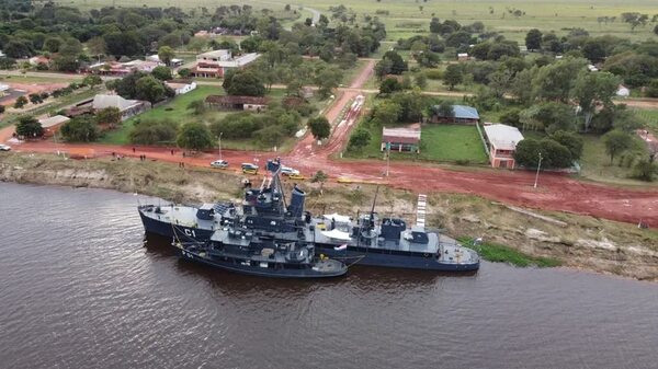 El Cañonero Paraguay espera a visitantes hoy en Puerto Rosario - Nacionales - ABC Color