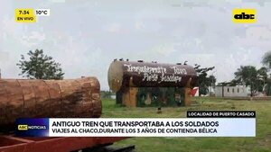 Video: Antiguo tren transportaba a soldados paraguayos  - ABC Noticias - ABC Color