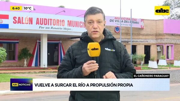Video: El Cañonero Paraguay vuelve a surcar el río - ABC Noticias - ABC Color