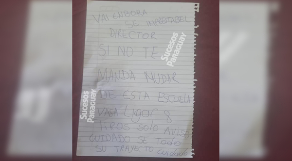 Diario HOY | Suman y siguen las amenazas en escuelas, ahora en Zanja Pytâ: "Vas a ligar 8 tiros"