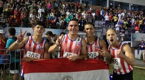 Posta paraguaya de 4 x 100 gana oro en Grand Prix de Concepción del Uruguay