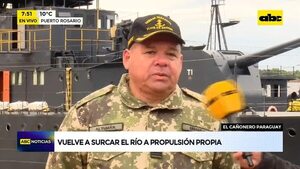 Video: Cañonero Paraguay volvió a recorrer el río Paraguay  - ABC Noticias - ABC Color