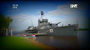 Puerto Rosario: El Cañonero Paraguay volvió a surcar el río - SNT