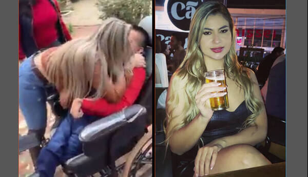 [VIDEO] La "rubia de la cerveza" le dio un alegrón a un fanático