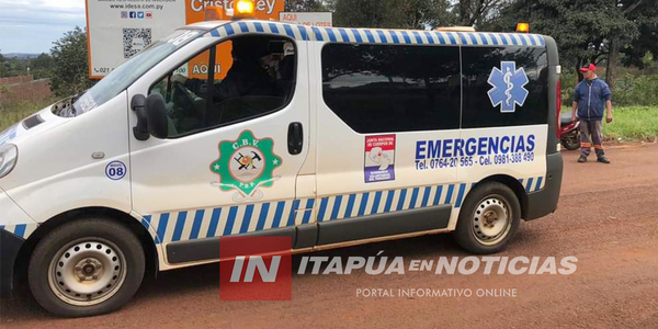 MOTOCICLETAS COLISIONARON DE MANERA FRONTAL EN TOMÁS R. PEREIRA - Itapúa Noticias